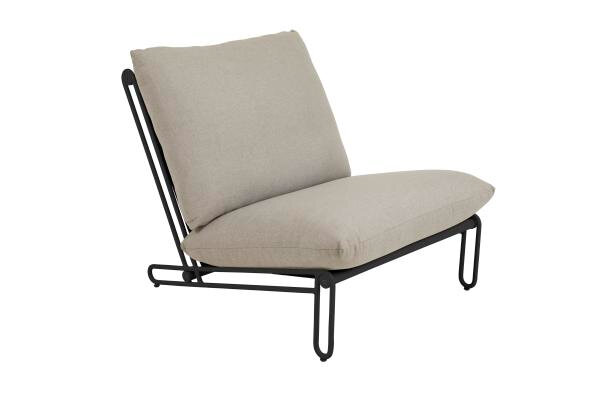 Blixt Lounge Chair Black Beige Product Image